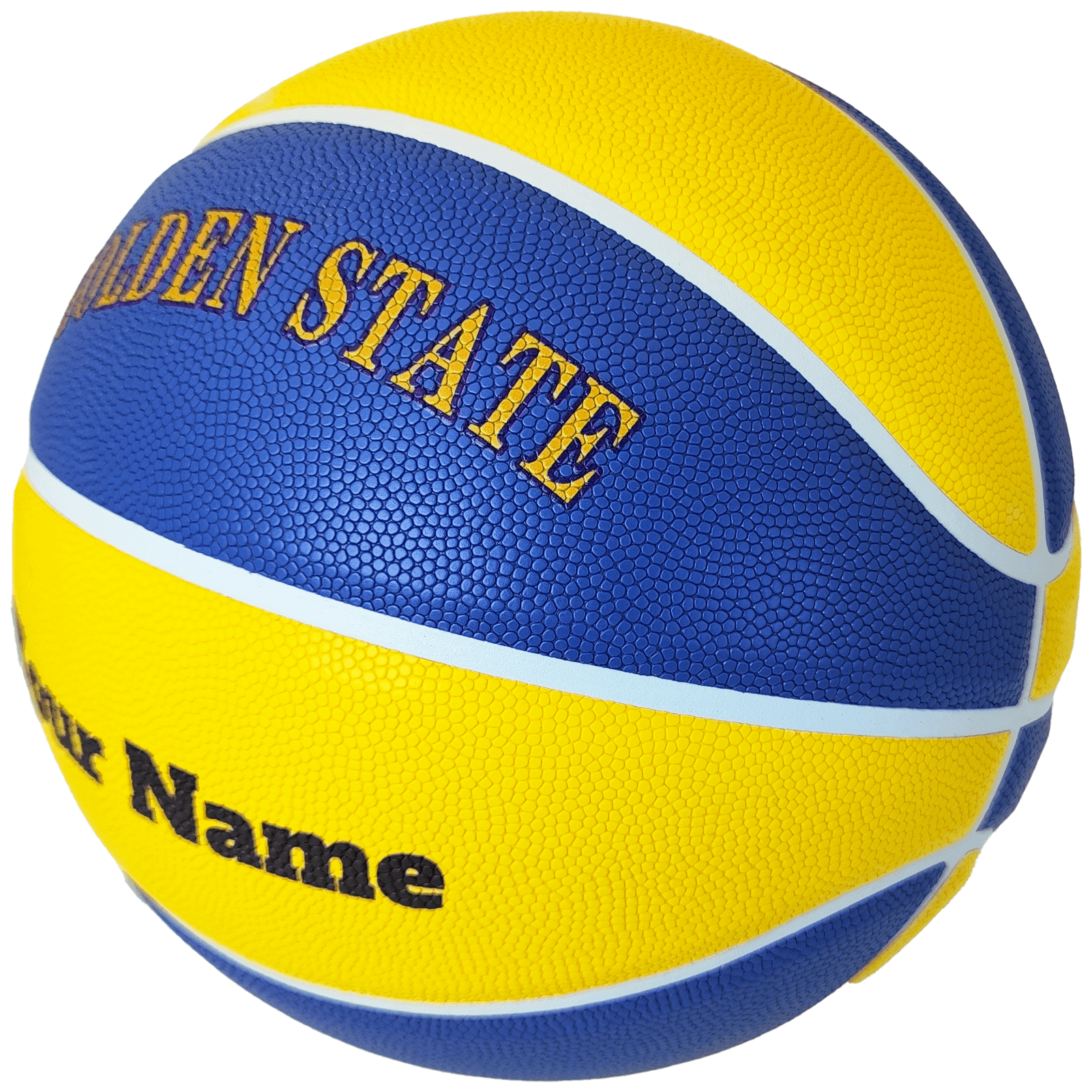 Personalized Indoor/Outdoor Basketball NBA Team Golden State  Size 5 - 27.5”, Size 6 - 28.5” and Size 7 - 29.5”