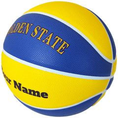 Personalized Indoor/Outdoor Basketball NBA Team Golden State  Size 5 - 27.5”, Size 6 - 28.5” and Size 7 - 29.5”